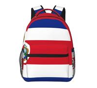 kkvhhyuo Karate-highkick-icon Sac à dos décontracté imprimé, sac à dos léger pour ordinateur portable pour voyage, université, trajets en w nd, aventures., Drapeau Costa Rica., One Size