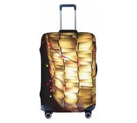 kkvhhyuo Lanterne en papier pour protéger les bagages, Noir/blanc, Grand | Housse de valise, lavable, housse de protection extensible pour bagages de voyage, housse de transport, housse de transport