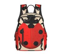 kkvhhyuo Mallard Duck Sac à dos pour ordinateur portable 1 impression pour homme et femme Grand sac à dos de voyage robuste Cadeau pour le travail, la gym, le w nd, la randonnée., coccinelle, One