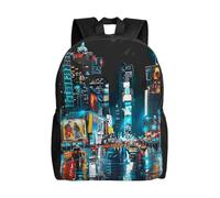 kkvhhyuo Niagara Falls Sac à dos décontracté léger et pliable pour homme et femme avec compartiment pour ordinateur portable pour le travail universitaire, New York Paintings, One Size, Sac à dos