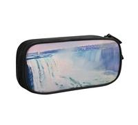kkvhhyuo Niagara Falls - Trousse à crayons de grande capacité avec imprimé chutes du Niagara - Trousse de maquillage portable pour garçons et filles - Noir, Noir , One Size, Organiseur de sac