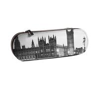 kkvhhyuo Niagara Falls Trousse à crayons en cuir avec impression esthétique pour papeterie, maquillage, ustensiles de maquillage, london, One Size, Trousse de beauté