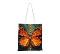 kkvhhyuo Pyramides d'Égypte - Grand sac à main avec poignées renforcées - Sac à bandoulière simple pour l'université, l'école, le travail, les voyages, le shopping, un usage quotidien, Papillon orange