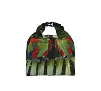 kkvhhyuo Sac à déjeuner isotherme, deux perroquets sur un palmier vert, sac isotherme réutilisable pliable pour bureau, travail, école, pique-nique, voyage
