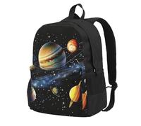 kkvhhyuo Sac à dos d'école, de grande capacité, imprimé mathématiques, sac à dos pour ordinateur portable, sac à dos d'école, sac à dos de voyage, pour l'école, le travail, la randonnée, Planètes