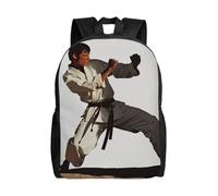 kkvhhyuo Sac à dos d'école léger avec compartiment pour ordinateur portable - Pour homme et femme - Pour l'école, le travail, les voyages., Karaté pour homme, One Size, Sac à dos tyrolien