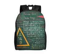 kkvhhyuo Sac à dos d'école, léger et décontracté avec imprimé quatre oiseaux, pour garçons, filles, adolescents et adultes, Formulas Formes Théorie Math Leçon Mot, One Size, Sac à dos tyrolien