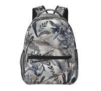 kkvhhyuo Sac à dos décontracté avec impression artistique de rose gothique - Sac à dos léger décontracté pour homme et femme - Sac d'école pour garçons et filles, Libellules grises, One Size, Sac à