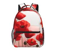 kkvhhyuo Sac à dos décontracté avec impression artistique de rose gothique - Sac à dos léger décontracté pour homme et femme - Sac d'école pour garçons et filles, Fleurs Pétales vives, One Size, Sac à