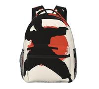 kkvhhyuo Sac à dos décontracté avec impression artistique Merry Christmas - Sac à dos léger décontracté pour homme et femme - Sac d'école pour garçons et filles, Imprimé Karaté Hommes, One Size, Sac à