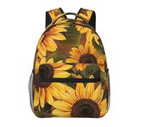 kkvhhyuo Sac à dos décontracté avec imprimé mathématiques, sac à dos léger pour ordinateur portable, sac à dos pour homme et femme, sac à dos d'école pour garçons et filles, Tournesol sur le thème des