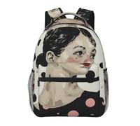 kkvhhyuo Sac à dos décontracté avec imprimé mathématiques, sac à dos léger pour ordinateur portable, sac à dos pour homme et femme, sac à dos d'école pour garçons et filles, pois, One Size, Sac à dos