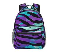 kkvhhyuo Sac à dos décontracté avec imprimé mathématiques, sac à dos léger pour ordinateur portable, sac à dos pour homme et femme, sac à dos d'école pour garçons et filles, Violet, bleu, vert
