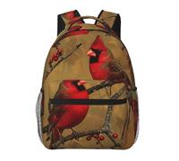 kkvhhyuo Sac à dos décontracté avec imprimé mathématiques, sac à dos léger pour ordinateur portable, sac à dos pour homme et femme, sac à dos d'école pour garçons et filles, Oiseaux rouges., One Size