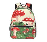 kkvhhyuo Sac à dos décontracté avec imprimé poulet, sac à dos léger, sac de voyage décontracté pour homme et femme, sac d'école pour garçons et filles, Champignons de dessin animé., One Size, Sac à
