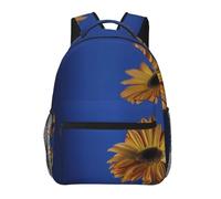 kkvhhyuo Sac à dos décontracté imprimé succulentes, sac à dos léger pour ordinateur portable, voyage, université, trajets universitaires, w nd, aventures., Motif fleurs Jaune, One Size