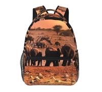kkvhhyuo Sac à dos décontracté imprimé succulentes, sac à dos léger pour ordinateur portable, voyage, université, trajets universitaires, w nd, aventures., Vie sauvage, One Size