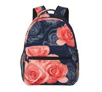 kkvhhyuo Sac à dos décontracté imprimé succulentes, sac à dos léger pour ordinateur portable, voyage, université, trajets universitaires, w nd, aventures., Motif aquarelle Monstera, One Size