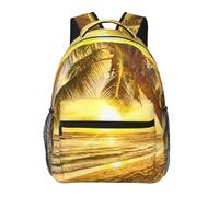 kkvhhyuo Sac à dos décontracté imprimé succulentes, sac à dos léger pour ordinateur portable, voyage, université, trajets universitaires, w nd, aventures., Couchers de soleil, One Size
