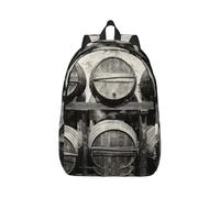 kkvhhyuo Sac à dos décontracté imprimé tonneaux de vin pour ordinateur portable, sac d'école, sac à dos décontracté pour université, sac de travail, sacs à dos de voyage, Noir , S, Décontracté