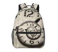 kkvhhyuo Sac à dos décontracté imprimé tournesols soleil sac à dos léger pour ordinateur portable voyage universitaire voyage w nd aventures., Horloge torsadée, One Size