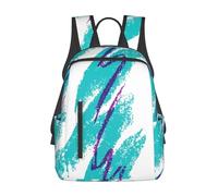 kkvhhyuo Sac à dos décontracté, sac à dos léger avec imprimé galaxie astronaute, sac à dos d'école, sac à dos d'école, sac à dos pour garçons et filles, Tasse des années 90., One Size, Sac à dos