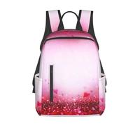 kkvhhyuo Sac à dos décontracté, sac à dos léger imprimé monde de voyage, sac à dos d'université, sac d'école pour garçons et filles, Cœur rouge, One Size, Sac à dos tyrolien