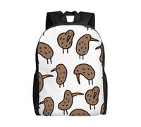 kkvhhyuo Sac à dos léger imprimé drapeau de Porto Rico pour ordinateur portable, sac à dos décontracté pour université, école secondaire, sac à livres pour voyage, école, randonnée, marche, Kiwi Bird