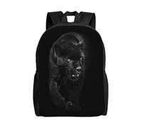 kkvhhyuo Sac à dos léger imprimé libellule bleue pour ordinateur portable, sac à dos décontracté pour l'école, le collège, l'école, la randonnée, la marche, Panthère animale., One Size, Décontracté