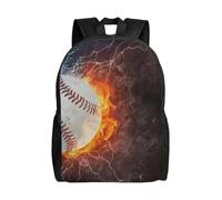 kkvhhyuo Sac à dos léger imprimé libellule bleue pour ordinateur portable, sac à dos décontracté pour l'école, le collège, l'école, la randonnée, la marche, baseball, One Size, Décontracté