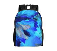 kkvhhyuo Sac à dos léger imprimé libellule bleue pour ordinateur portable, sac à dos décontracté pour l'école, le collège, l'école, la randonnée, la marche, Libellule bleue., One Size, Décontracté