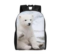 kkvhhyuo Sac à dos léger imprimé libellule bleue pour ordinateur portable, sac à dos décontracté pour l'école, le collège, l'école, la randonnée, la marche, Baby Polar Bear, One Size, Décontracté