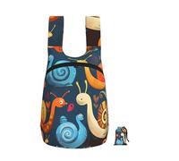 kkvhhyuo Sac à dos pliable avec imprimé escargot mignon, ultra léger de 16 L, sac de voyage compact avec sac de rangement pour la randonnée, les trajets quotidiens, le shopping et les aventures en