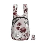 kkvhhyuo Sac à dos pliable de 16 L, imprimé citrons tropicaux frais, sac de voyage léger avec fermeture éclair, sac de voyage pour randonnée, shopping, gym, trajet, Gravé botanique avec herbes