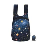 kkvhhyuo Sac à dos pliable de 16 L, sac à dos de voyage léger avec fermeture éclair, sac de voyage pour randonnée, shopping, gym, trajet, Constellation étoiles galaxies, One Size