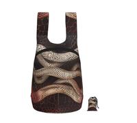 kkvhhyuo Sac à dos pliable ultra léger de 16 l avec sac de rangement pour la randonnée, les trajets quotidiens, le shopping et les aventures en plein air, Serpentine, One Size, Décontracté
