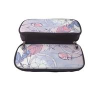 kkvhhyuo Trousse à crayons de grande capacité en cuir synthétique avec rabat sur le dessus pour l'école, les étudiants, filles, garçons, femmes, hommes, Attrape-rêves indien., One Size, Rabat