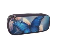 kkvhhyuo Trousse à crayons en cuir avec impression d'images de dinosaures de dessin animé - Grande capacité - Trousse à crayons multifonction pour l'école, les étudiants, les filles, les garçons, les