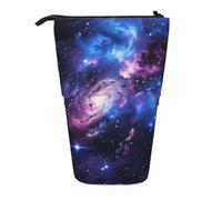 kkvhhyuo Trousse à crayons esthétique de grande capacité avec fermeture éclair - Motif marbre jaune - Pour l'école, les étudiants, le bureau, Univers Galaxy Star Space, One Size, Trousse de beauté