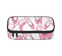 kkvhhyuo Trousse à crayons verte avec imprimé lion pour filles et garçons, grande capacité pour l'école, le bureau, les voyages, le maquillage, Chaussures de danse roses., One Size, Organiseur de sac