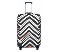 kkvhhyuo Zig Zag Lines Housse de protection pour bagages 63,5 à 71,1 cm | Housse de protection pour valise, lavable, extensible, grande taille