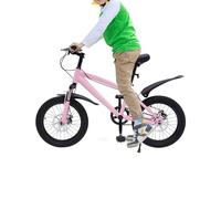 KKVUIIFF VTT de 18 pouces, hauteur réglable avec garde-boue, vélo pour enfant pour une hauteur de 4,1 à 4,59 pieds pour filles et garçons