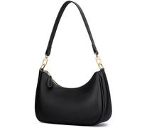 KKXIU Sac à bandoulière pour femme - Joli sac à main Hobo - Mini pochette à main sous les bras, noir, Small