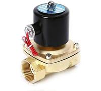 KKZEABKXS Vanne 1/4" 3/8" 1/2" 3/4" 1" électrovanne électrique DN8 DN10 DN15 DN20 DN25 N/C Vanne pneumatique for Eau Huile air DC12V/dc24V/ac220V (spécification : DN20, Tension : 24V)(220v,DN25)