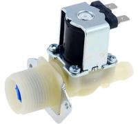 KKZEABKXS Vanne 1 pièces 12 mm G3/4 électrovanne en Plastique entrée vanne de Remplissage contrôle du débit d'eau normalement fermée DC12V DC24V DC36V DC48V AC220V (Voltage : DC 12V)(DC 12V)