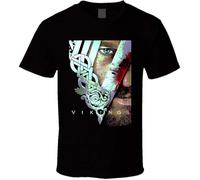 KLABVCT T-shirt Vikings série TV Ragnar, Noir , XXL
