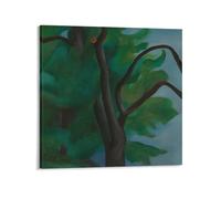 KLAGCBDF Georgia O Keeffe Tree with Cut HD Spray Oil Paintings Home & Commercial Canvas Wall Art Poster Canvas Painting De