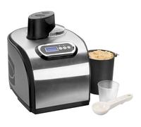 KLAISER Turbine à glaces 150W - 1.5L avec livret 62 recettes - Sorbetière Refrigerante,Écran de Bouton Intelligent LED, Argent