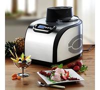 Klaiser W40 Turbine à Glaces professionnelle Puissance 150 W Avec Livre de 62 Recettes