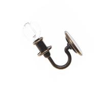 Klaisy Applique murale miniature en cristal pour décoration de maison de poupée 1/12